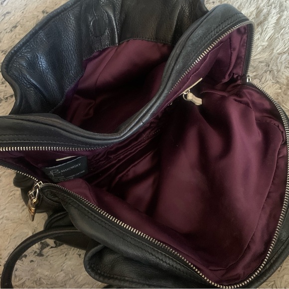 B. Makowsky large capacity slouchy genuine leather handbag - Picture 9 of 9